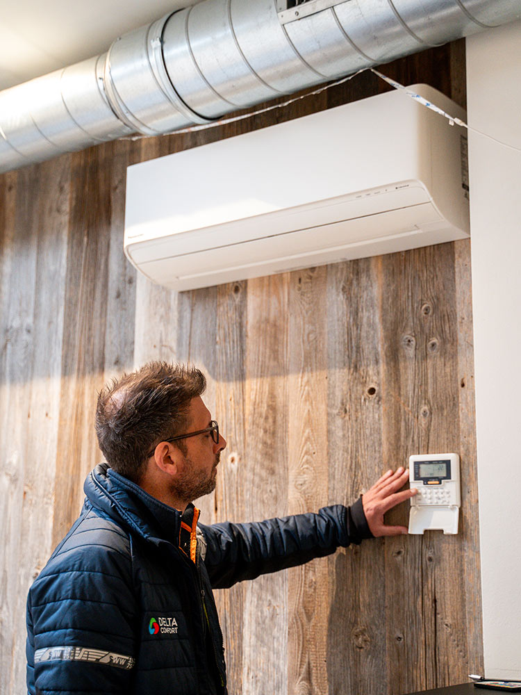 installation de la climatisation dans des kots