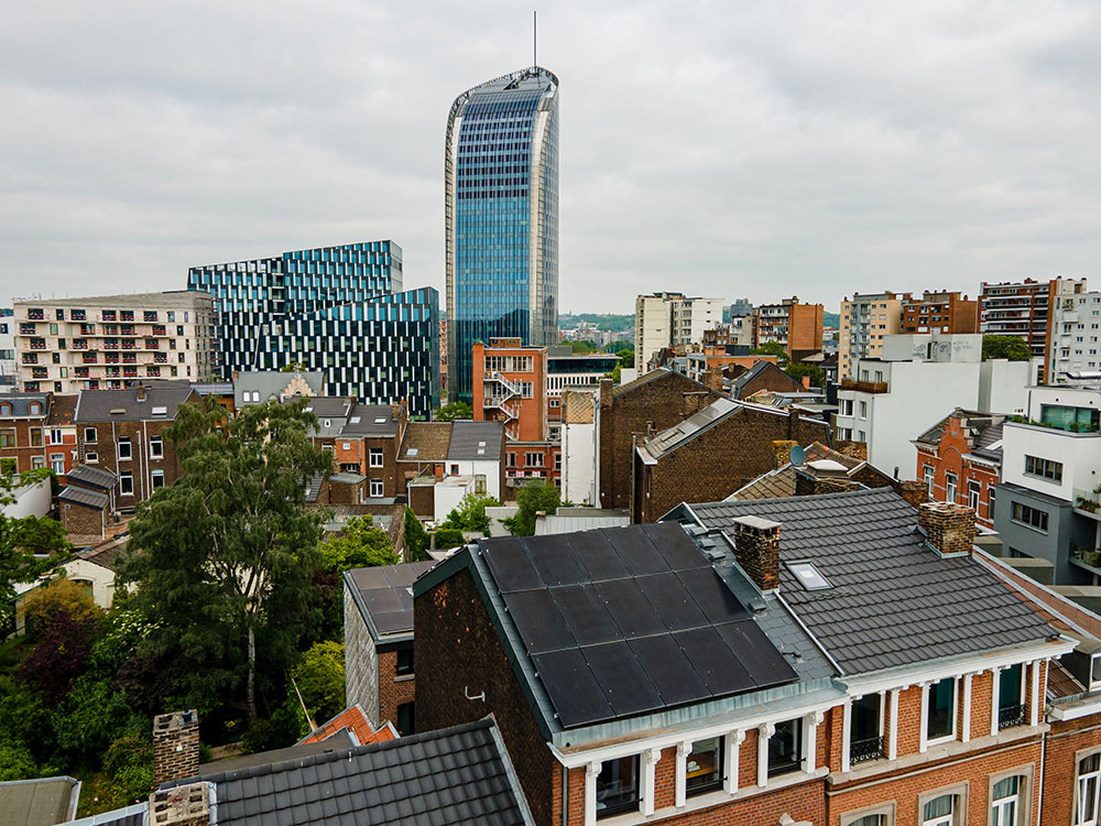 installation photovoltaïque pour des kots à Liège