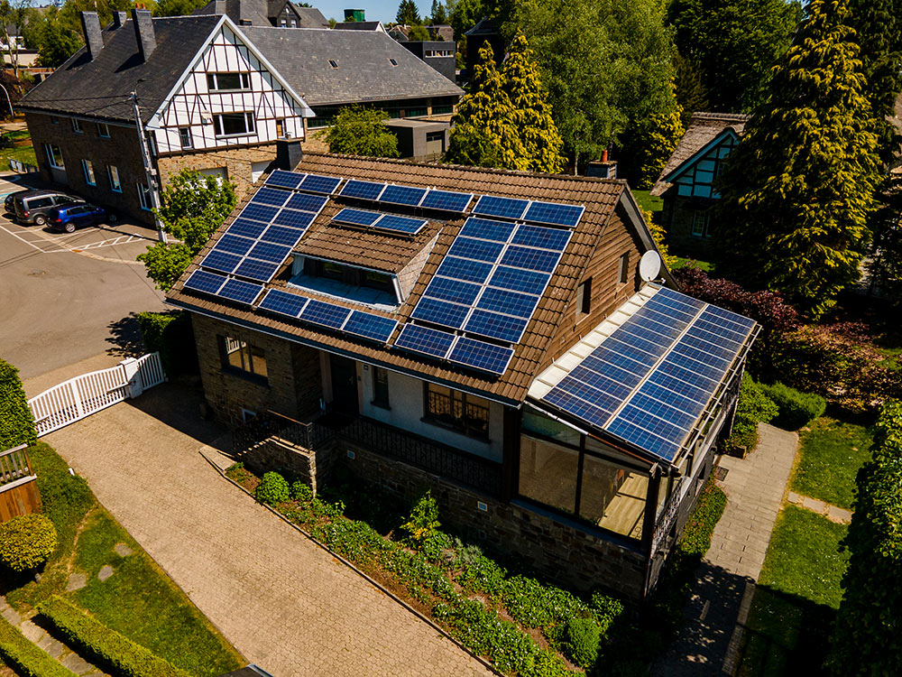Installation photovoltaïque pour un gîte à Elsenborn